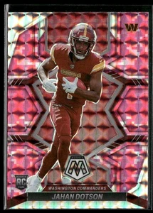 Jahan Dotson 2022 Panini Mosaic #314 RC Mosaic Camo Pink Washington Commanders - Picture 1 of 2