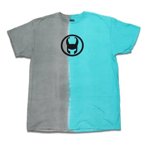 Men's Marvel Loki Symbol Split Dye Graphic Tee T-Shirt - Picture 1 of 1