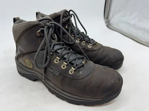 Timberland White Ledge Hiking Boots Mens Brown Leather Lace-Up Waterproof - 10.5 - Picture 1 of 7