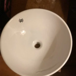 Decolav Sink. Model 1440 -CWH. Sink And Silver Ring 16 x 7.5 Inches - Picture 1 of 9