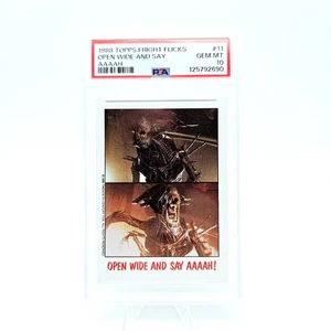 1988 Topps Fright Flicks Aliens #11 Queen Open Wide PSA 10 Pop 1 - Picture 1 of 3