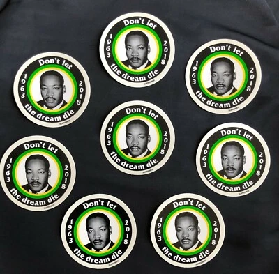 Pegatina Supreme Martin Luther King Verde 100% Auténtica Temporada SS18  Foto 1 de 2