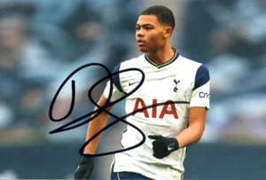 TOTTENHAM: DANE SCARLETT SIGNED 6x4 ACTION PHOTO+COA - Picture 1 of 1