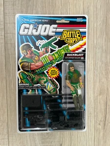 GI Joe BACKBLAST 1992 MOC Hasbro Sealed NEW MOC Mint CONDITION - Picture 1 of 13