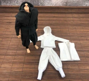 1/12 Ninja Suit Vest+underwear+pants+belt Model for 6"  Figure - Picture 1 of 5