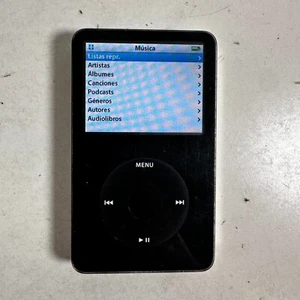 Apple iPod Classic 5th Generation A1136 Black Portable 30GB MP3 Media Player - Picture 1 of 8