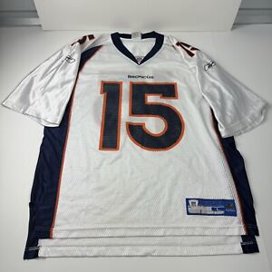 Tim Tebow #15 Denver Broncos Reebok NFL Equipment Mens Large White Jersey