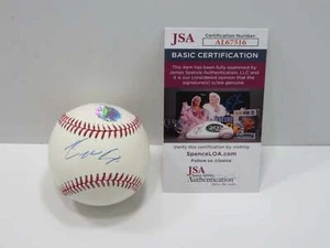 EDGAR RENTERIA SIGNED RAWLINGS Official League BASEBALL JSA Marlins Cardinals - Picture 1 of 4