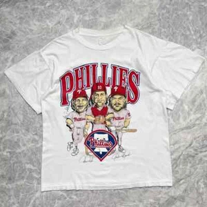 MLB PHILADELPHIA PHILLIES CARICATURE T-SHIRT  AN45214 - Picture 1 of 2