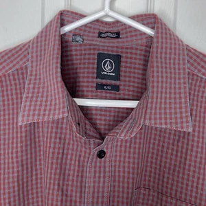 Volcom Modern Fit XL Short Sleeve Button-Down Cotton Blend. - Picture 1 of 8