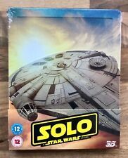 SOLO - A STAR WARS STORY - 3D & 2D BLU-RAY STEELBOOK EDITION - NEW & SEALED