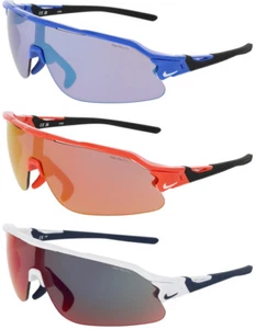 Nike Flyfree Shield Team Max Pro Semi-Rimless Sunglasses w/ Mirror Lens NKIF1107 - Picture 1 of 22
