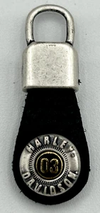 100th Anniversary (03) Harley Davidson Leder Reißverschluss Zug für Jacke/Schlüsselanhänger - Bild 1 von 2
