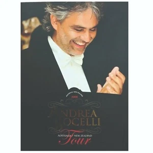 ANDRE BOCELLI PROGRAMA DE GIRA AUSTRALIANO/NZ 2009 COMO NUEVO ÓPERA ITALIA MUSIC - Imagen 1 de 2