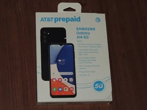 Neu - AT&T Prepaid Smartphone - Galaxy A14 - 13MP 6,6" 64GB - Schwarz - SM-A146U - Bild 1 von 3