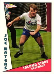 1992 PACIFIC MSL JOE WATERS SOCCER MLS #32 CARD