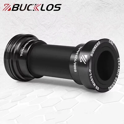 BUCKLOS Ceramic/Steel Bearing BB86/92mm Pressfit Bike Bottom Bracket Threaded US - Image 1 of 4