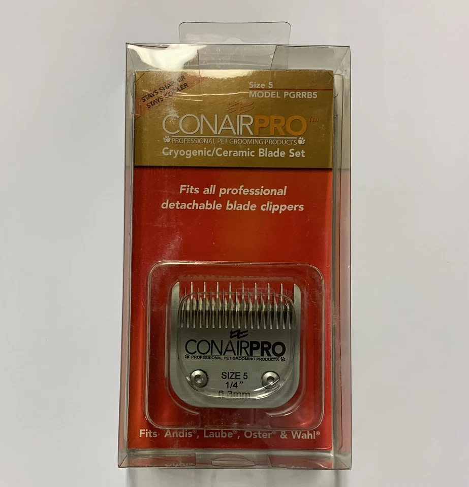 Hoja de cerámica desmontable ConairPro Pet PGRRB5 se adapta a Andis, Oster, Wahl TALLA 5 Foto 1 de 1