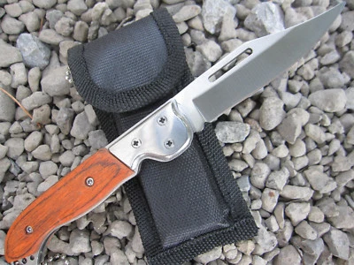 2 in 1 Taschenmesser + Tasche Camping Messer Pocket Knife Klappmesser Outdoor