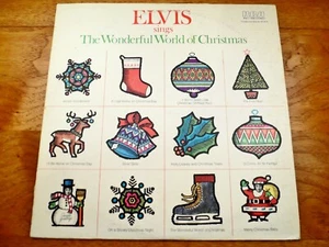 Elvis Presley ♫ Elvis Sings the Wonderful World of Christmas ♫ Rare RCA Vinyl 🎅 - Imagen 1 de 3