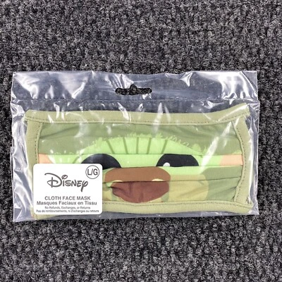 Disney Star Wars Mandalorian The Child Baby Yoda Face Mask Sealed Adult Large - Image 1 of 4