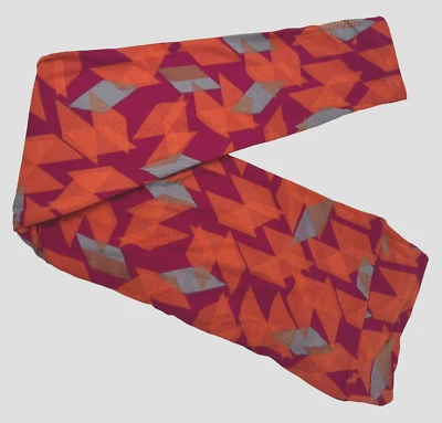 Leggings LuLaRoe Para Mujer Altos y Curvilíneos TC PRINT Naranja Púrpura Azul Tostado Nuevos con Etiquetas Foto 1 de 4