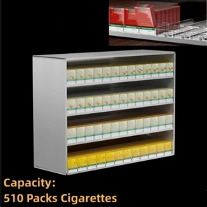 Soporte de exhibición de cigarrillos de aleación de aluminio montado en la pared tienda minorista estante para cigarrillos - Imagen 1 de 19