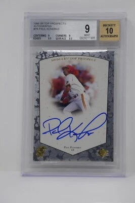 Autógrafos SP Top Prospects 1998 #PK Paul Konerko novato Dodgers 🔥Beckett 9 Foto 1 de 4