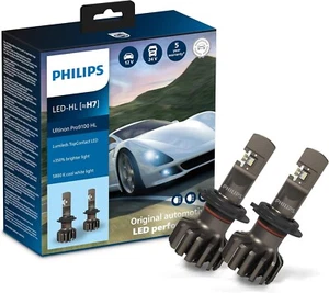 Philips Ultinon Pro9100 5800K LED Car Headlight Bulbs H7 (Twin Pack) 12V - Picture 1 of 5