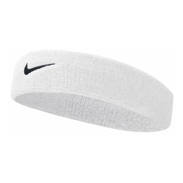 Nike Swoosh Cotton Nylon Sport Headband White - image 1 of 1