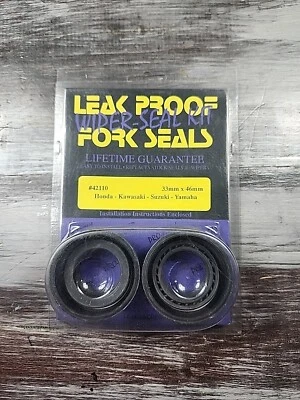 Kit de vedação de garfo à prova de vazamento 42110 Honda Kawasaki Suzuki Yamaha 33X46mm - Imagem 1 de 3