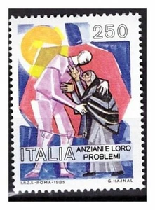 s17864) ITALIA MNH** 1985 Anziani Old Aged People 1v - Afbeelding 1 van 1
