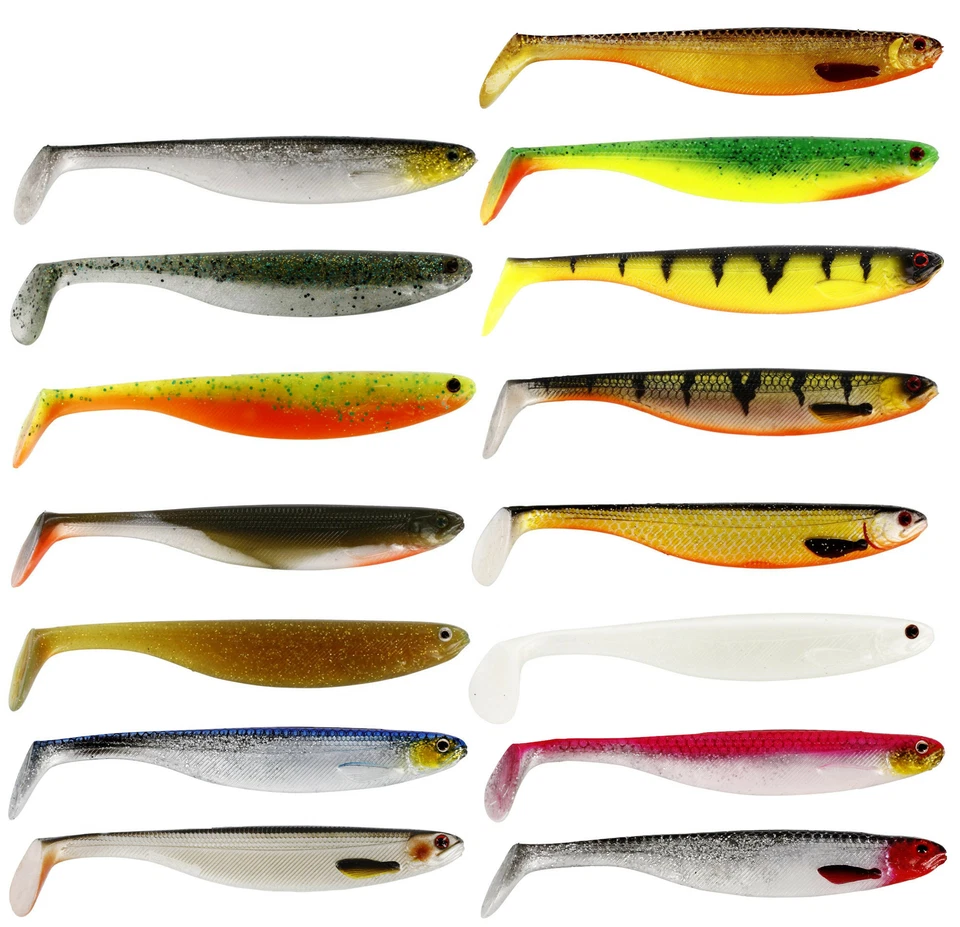 Westin Shad Teez 7,5cm 3g - 4 Gummifische für Zander & Barsch, Gummiköder - Bild 1 von 1