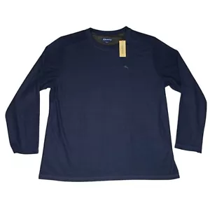 Tommy Bahama Men's Long Sleeve Relaxed Fit Logo Embroidered Lounge Shirt - Picture 1 of 10