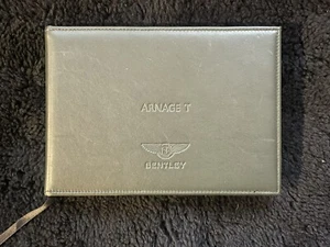 Bentley 2007 2008 Arnage T Owners Manual Handbook TSDB01302 OEM - Picture 1 of 19