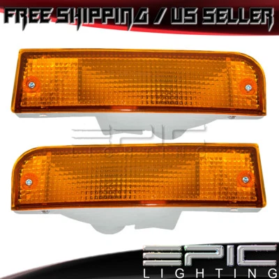 Parking Signal Lights for 1992-1995 TOYOTA 4RUNNER - Left Right Sides Pair - Image 1 of 2