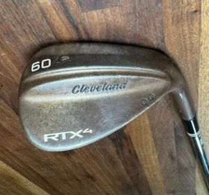 Cleveland RTX-4 60/9 Mid Raw Lob Wedge RH TT DG Tour Issue Stiff Steel - Bild 1 von 11