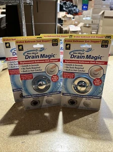 LOT OF 5 Mer-Maid Drain Magic Universal Sink Stopper Replace Broken Stoppers NEW - Picture 1 of 3