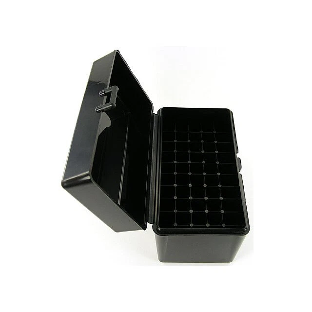 Caja de munición de plástico FSR rifle grande 50 Rd negro sólido FS-110032 Foto 1 de 1