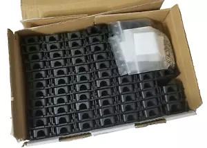70 Conec 165X13379X DB15 D-Sub 2Piece Black Plastic Backshell Straight Entry NEW - Picture 1 of 4