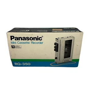 1970s Vintage Panasonic Cassette Recorder RQ-350 New Open Box - Picture 1 of 6