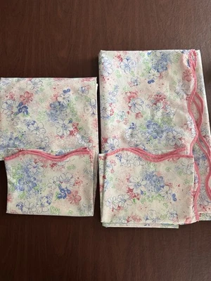 Juego de sábanas tamaño completo Dan River Wundaweve de colección. Fundas de almohada ajustables, planas y 2  Foto 1 de 4