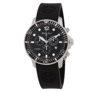 Mathey-Tissot Lagoon Chronograph Quartz Black Dial Men's Watch H123CHALN - Picture 1 of 3