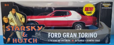 Starsky And Hutch 1979 Ford Grand Torino 1/18 Scale Diecast ERTL American Muscle - Image 1 of 4