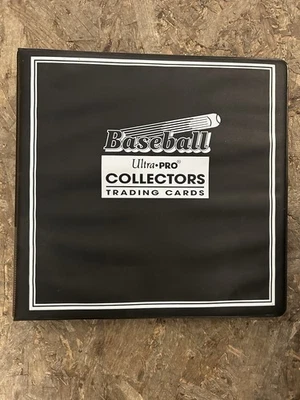 Álbum de coleccionista de tarjetas de béisbol usadas con (63) 9 páginas de bolsillo incluidas en buen estado Foto 1 de 2