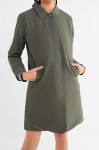 Herschel Supply Comp. Mac Longline isolierter verstaubarer grüner Trenchcoat, Größe Small - Bild 1 von 12