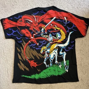 Liquid Blue Sample Fantasy Black Shirt Not Sold On Liquid Blue Site, New, Men XL - Picture 1 of 7