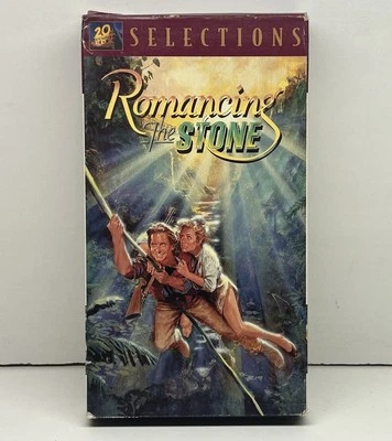 Romancing The Stone VHS 1984 Video Tape Douglas Kathleen Turner Buy 2 Get 1 Free - Image 1 of 4