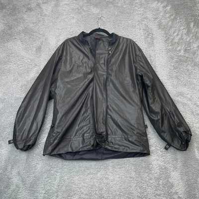 First Gear Jacket Mens Medium Black Liner Motorcycle Coat Full Zip Racing - Image 1 of 4