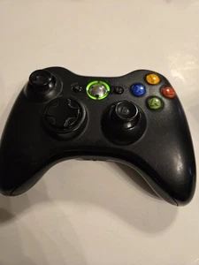 OEM Microsoft Xbox 360 Wireless Controller Schwarz 1403 - Bild 1 von 6
